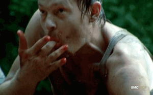 Norman Reedus as Daryl Dixon on 'The Walking Dead' - Giphy