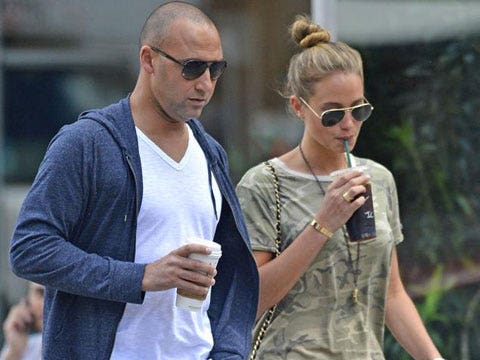 Derek Jeter & Hannah Davis