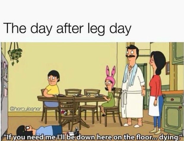 leg day memes