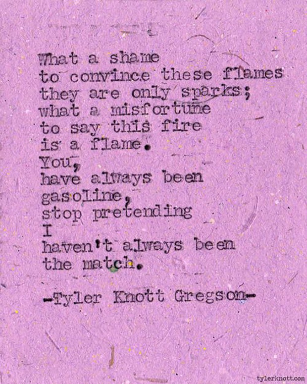 Tyler Knott Gregson Instagram Love Poems Quotes