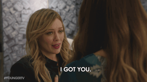 <b> We are very supportive. </b> hillary duff younger friends