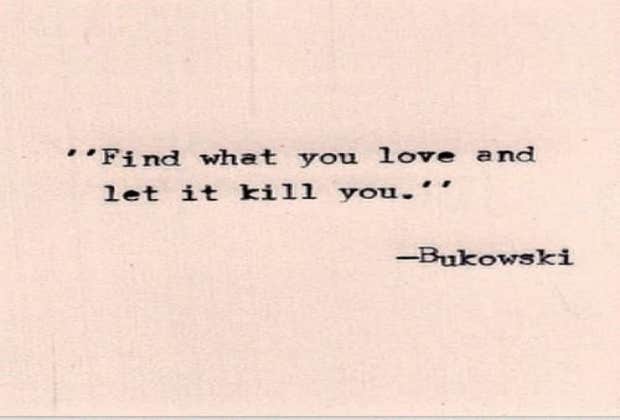 bukowski love poems