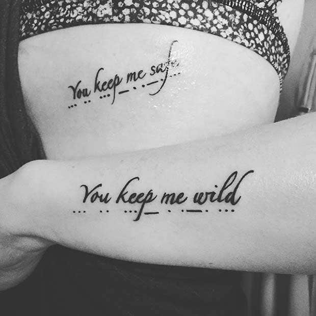 matching tattoo quotes sister quotes