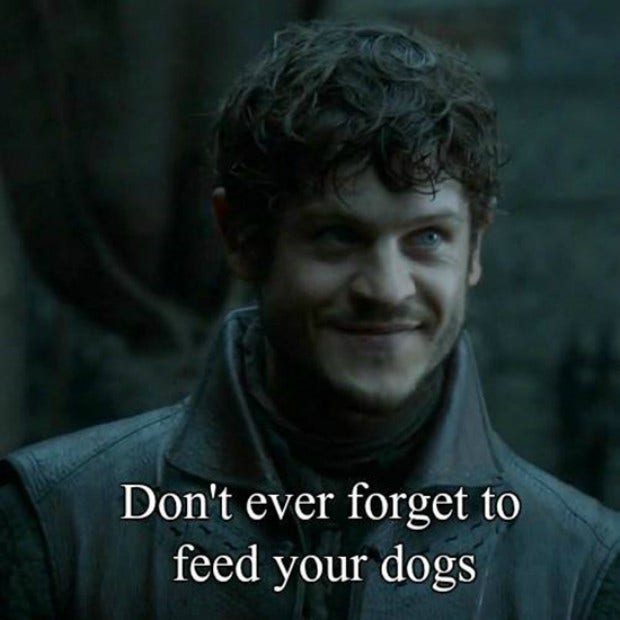 Game of Thrones dog Meme 