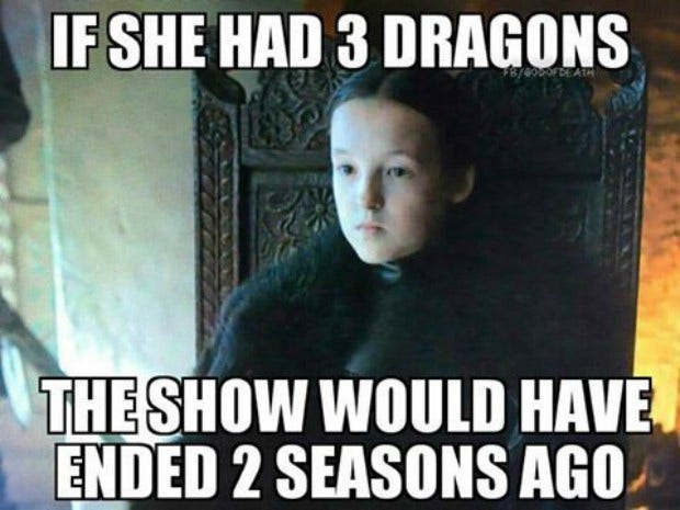 Game of Thrones dragon Meme 