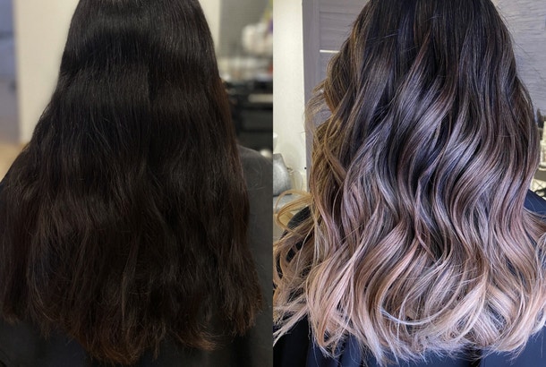 hair color trends 2022 dramatic ombres 