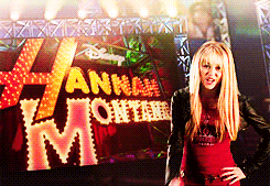 Miley Cyrus as Hannah Montana - Giphy