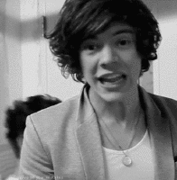 <b>For the love of God, he's not the hot one, is he?</b> Harry Styles of One Direction saying no
