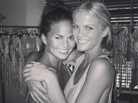 Chrissy Teigen and Brooklyn Decker