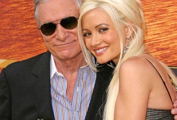 Hugh Hefner and Holly Madison 