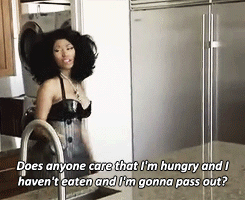 Nicki Minaj hungry