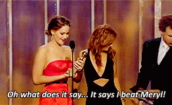 <b> Finally, remember when everyone freaked out about J Law saying "I beat Meryl!" in her Golden Globes acceptance speech? Well, it was actually a Bette Midler quote from <i>The First Wives Club. </i> </b> <a href=”http://s3-ec.buzzfed.com/static/enhanced/webdr03/2013/1/13/21/anigif_enhanced-buzz-7606-1358131600-1.gif”>Buzzfeed</a>