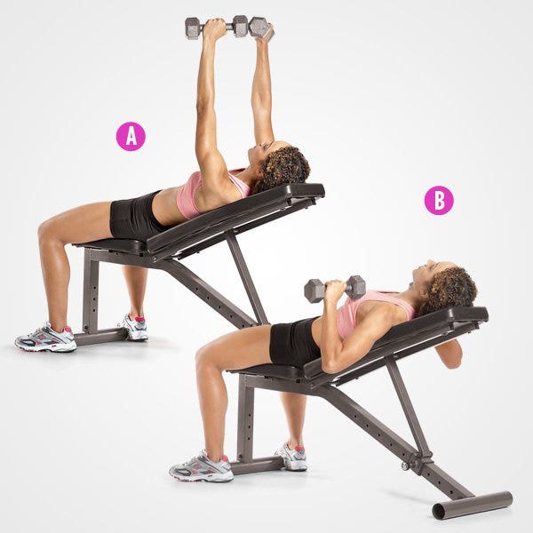 Incline Dumbbell Bench Press