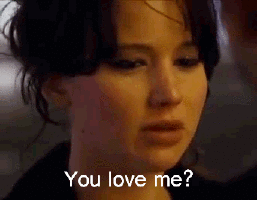 But when it came time to find out if the feelings were reciprocated Jennifer Lawrence in 'Silver Linings Playbook' - Giphy