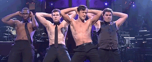 <strong> Even though Joseph Gordon-Levitt is a married man now, we can still watch him dance.</strong> Joseph Gordon-Levitt on 'Saturday Night Live' - <a href="http://tumblr.com"/>Tumblr</a>