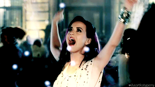 Katy Perry from "Firework" - Giphy