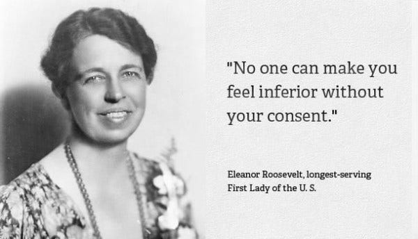 eleanor roosevelt Inspiring Quote About Life