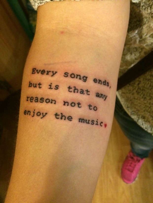 life quotes tattoos