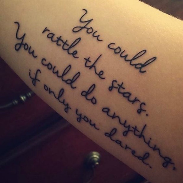 life quotes tattoos