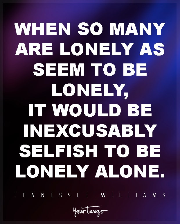 depression quotes about being lonely