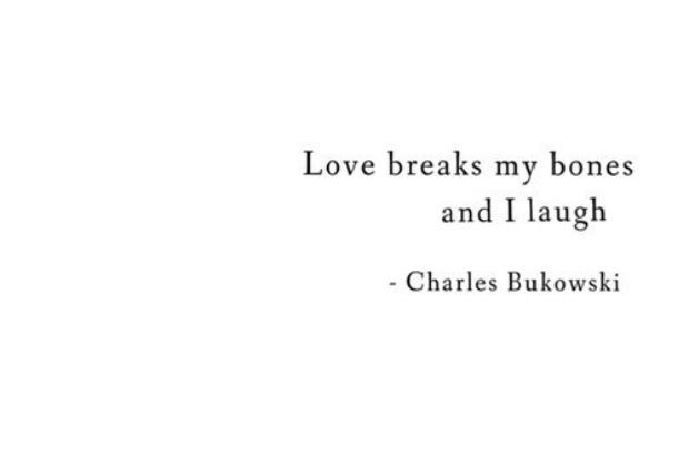 bukowski love poems