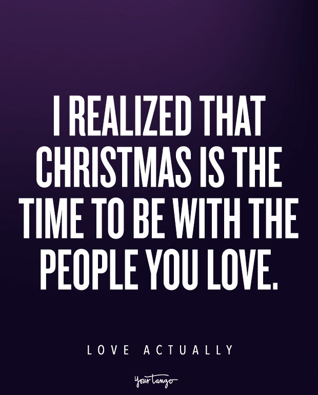 Love Actually quotes, holiday love quotes