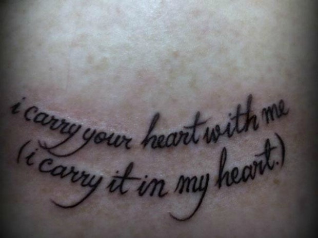 15 Love Quotes To Inspire Your Next Tattoo | YourTango