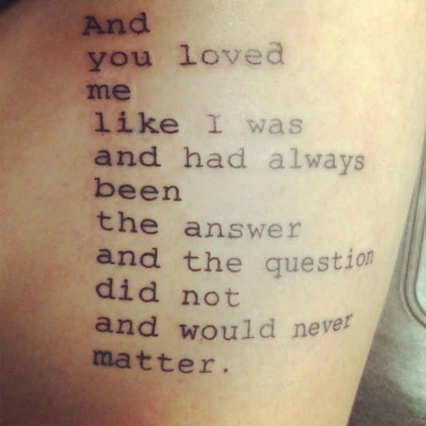 love quotes tattoo quotes