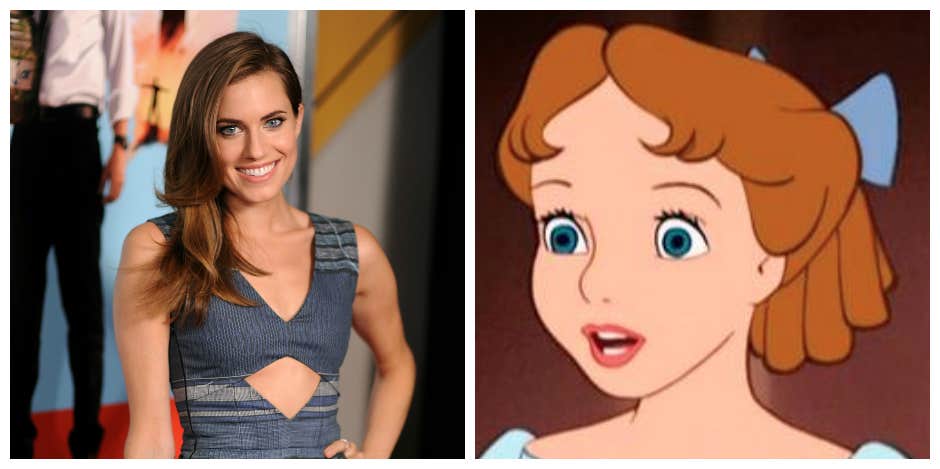 Allison Williams and Wendy Darling - Dimitrios Kambouris/Getty Images & Disney