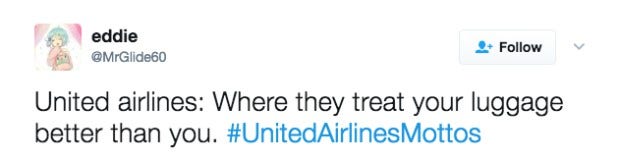 United Airlines funny tweets and memes