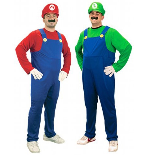 Mario and Luigi halloween costume idea for gay couples