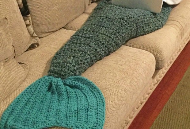 Best Divorce Gifts For Women: mermaid tail blanket