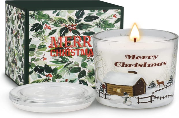 Fresh Cut Christmas Pine Tree Scented Candle