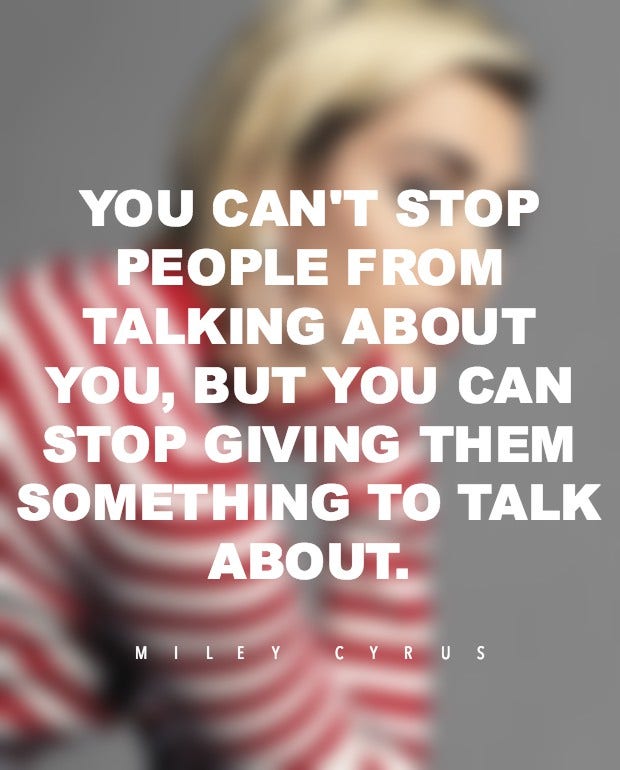 miley cyrus quote 