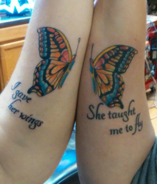 mother daughter tattoos mom tattoos