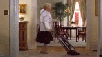 robin williams mrs doubtfire cleaning vacuum dancing