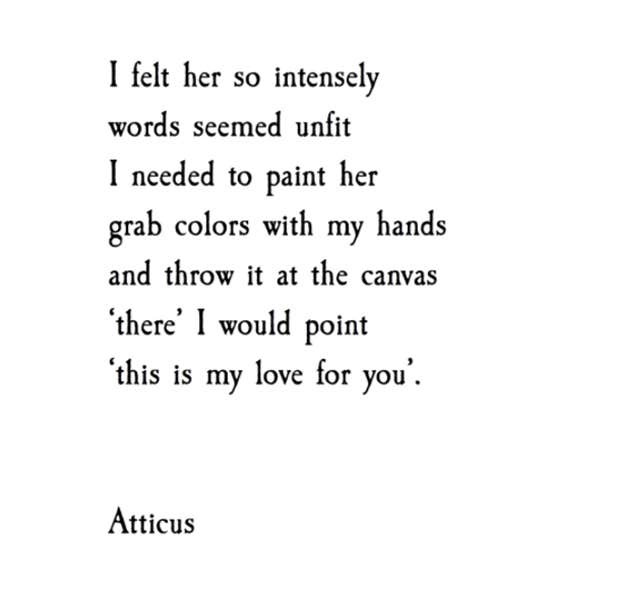 instagram poet atticus
