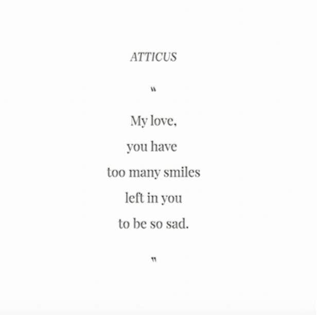 instagram poet atticus