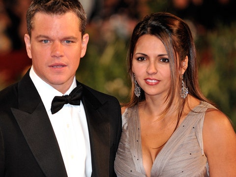 Matt Damon & Luciana Barroso