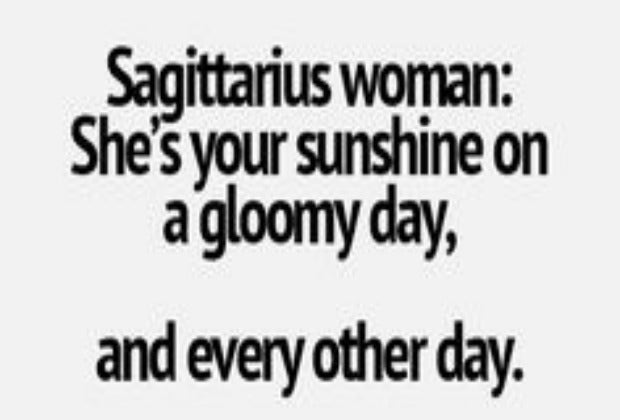 Sagittarius woman in love