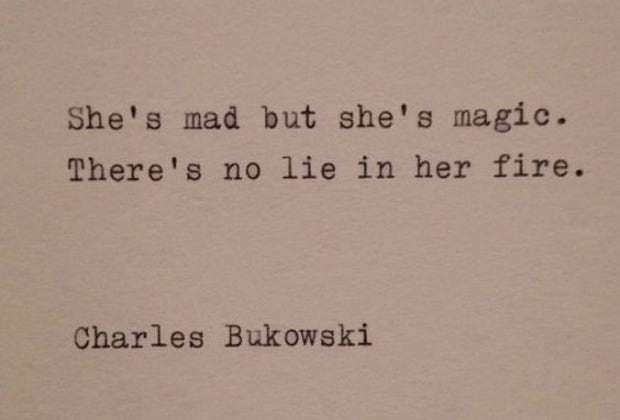 bukowski love poems