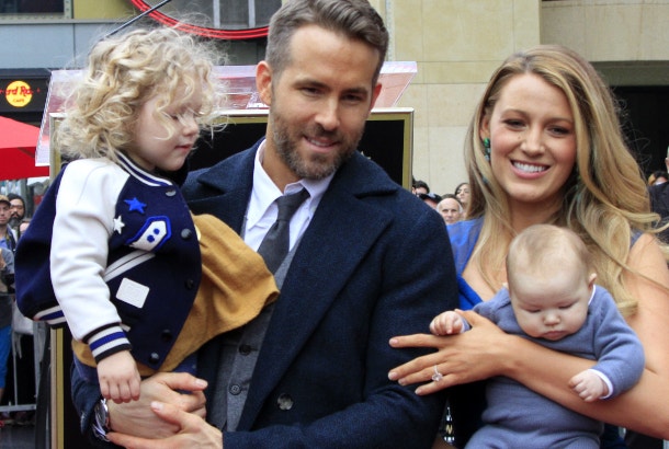 Ryan Reynolds and family