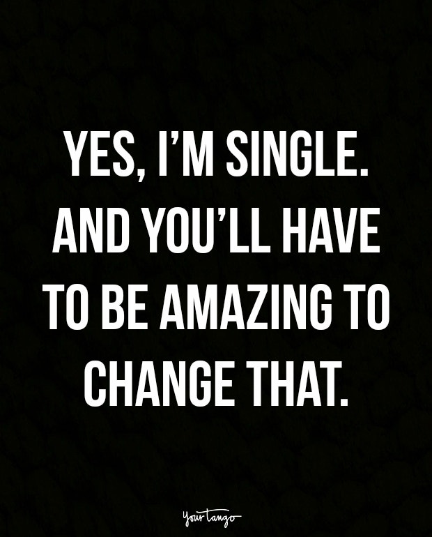 sassy quotes about being single