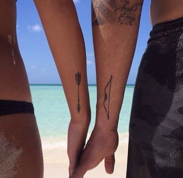 Taurus Cancer Matching Couple Tattoo Zodiac Sign Compatibility