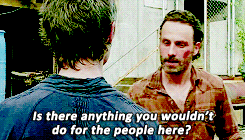 Andrew Lincoln as Rick Grimes on'The Walking Dead' - Giphy