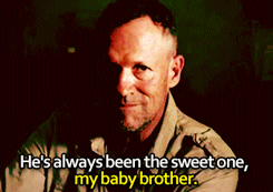 Michael Rooker in 'The Walking Dead' as Merle Dixon - Giphy
