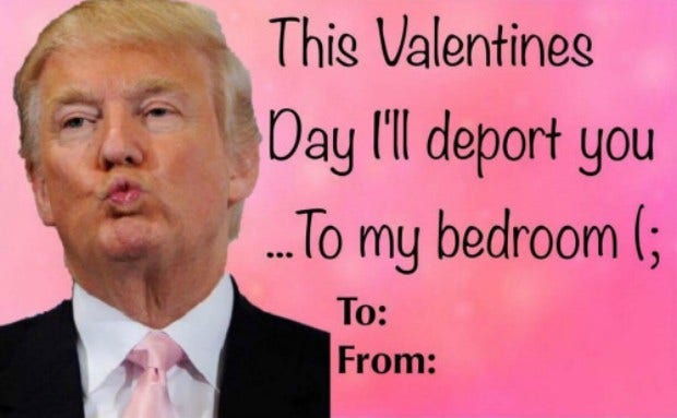 trump valentine memes