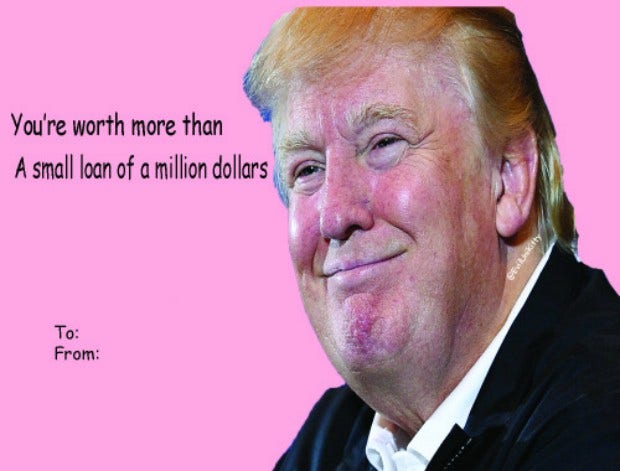 trump valentine memes