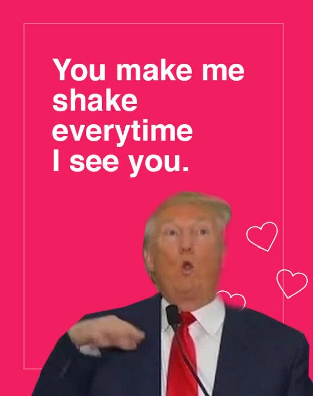 trump valentine memes