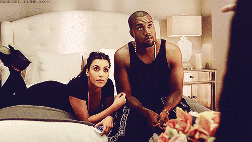 Wait, how long has it been? Kim Kardashian and Kanye West - Giphy